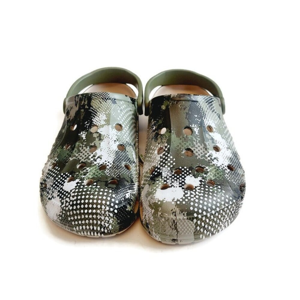 CROCS Mens 10 Womens 12 Baya Seasonal Printed Lightweight Slip On Clogs Shoes - Picture 5 of 8